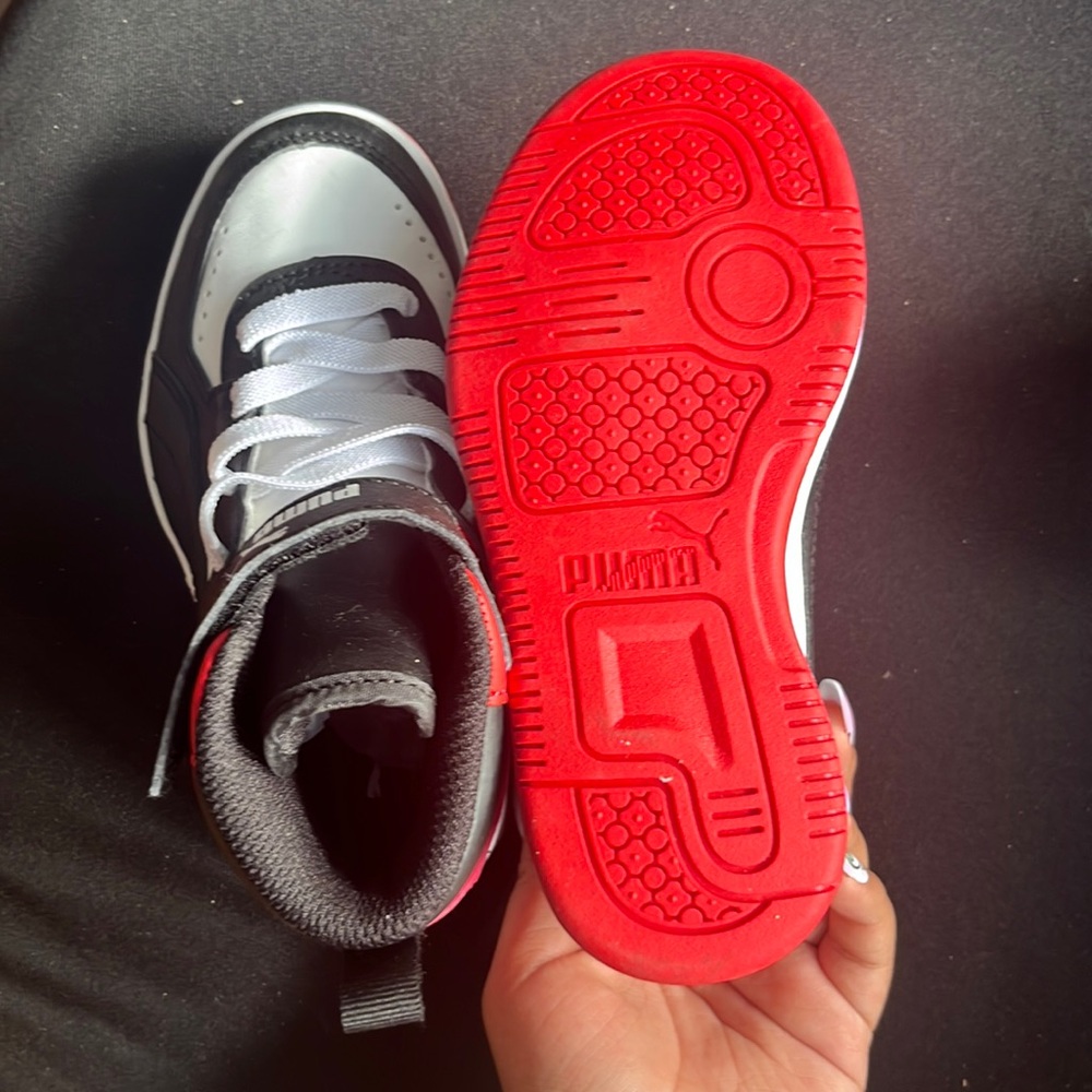 Red Brand New Puma Children Shoes